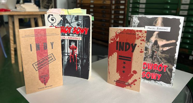 Plakat Premiera i spotkanie autorskie: „Powrót Sowy” z dodatkiem „Indy”