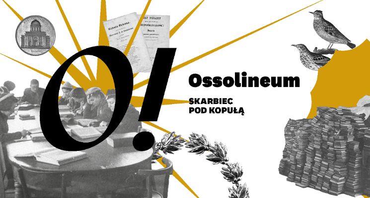 Plakat Noc Bibliotek w Ossolineum
