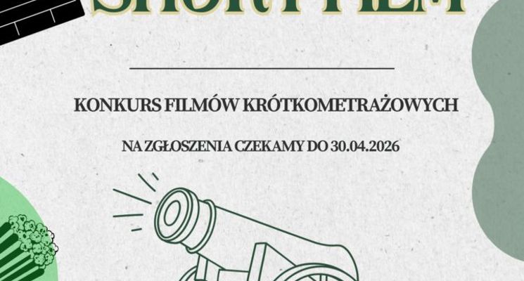 Plakat Cannon Short Film II Konkurs filmów krótkometrażowych