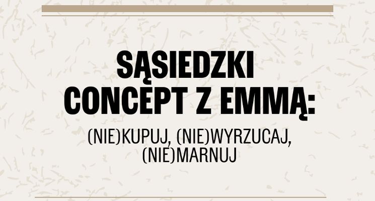 Plakat Rozmowy o cyrkularności z Fundacją EMMA w Concepcie Stu Mostów
