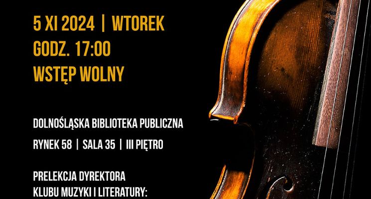 Plakat Wszechnica Wiedzy o Wrocławiu: Klub Muzyki i Literatury ma już 65 lat