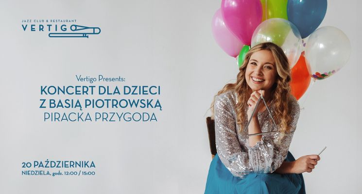 Plakat Koncert dla dzieci z Basią Piotrowską - Piracka Przygoda