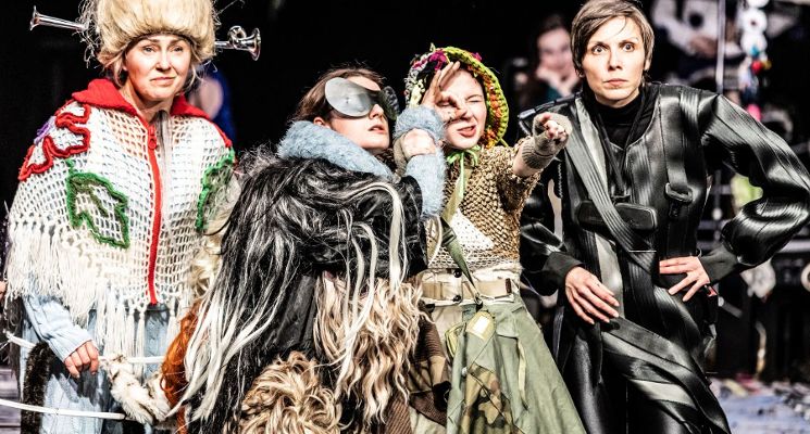 Plakat „Trąbka do słuchania” we Wrocławskim Teatrze Współczesnym