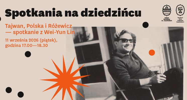 Plakat Tajwan, Polska i Różewicz – spotkanie z Wei-Yun Lin