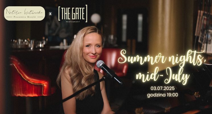 Plakat „Summer Nights, Mid July” koncert na żywo