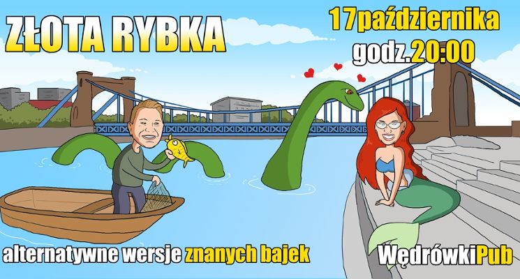 Plakat Złota rybka - komedia improwizowana