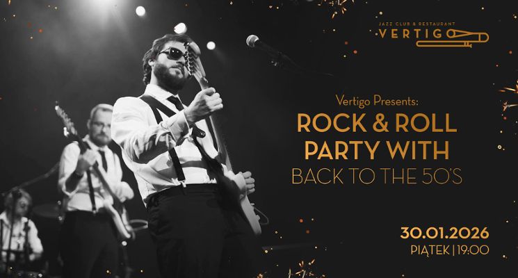 Plakat Rock & Roll Party with Back To The 50’s