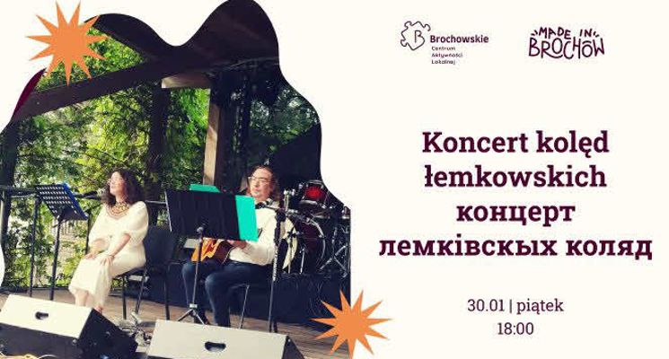 Plakat Koncert kolęd łemkowskich