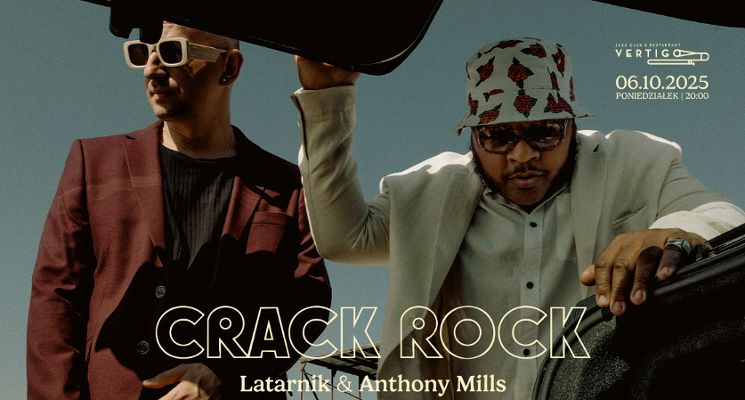 Plakat Crack Rock – Latarnik & Anthony Mills