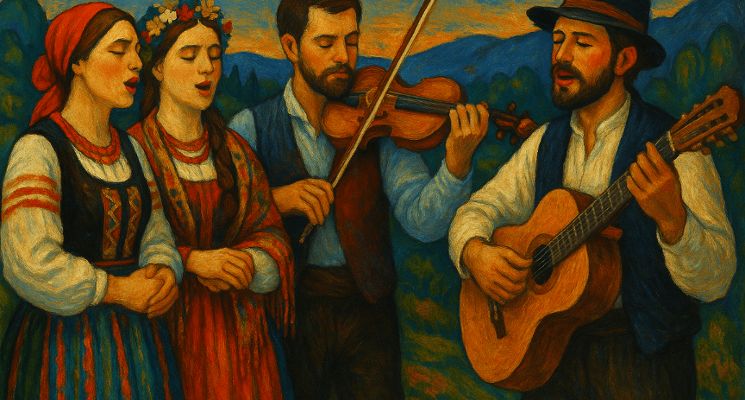 Plakat Europejski FOLK