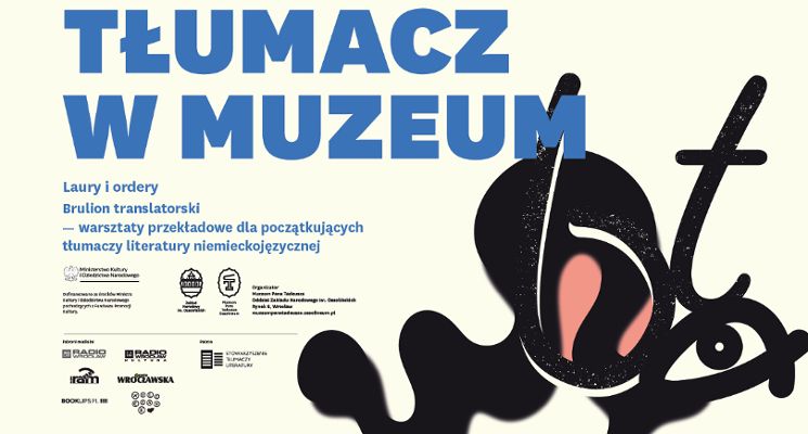 Plakat Brulion translatorski – warsztaty przekładowe