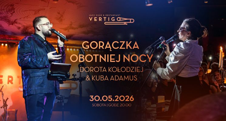 Plakat Gorączka Sobotniej Nocy - Dorota Kołodziej & Kuba Adamus