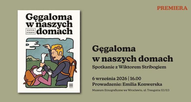 Plakat „Gęgaloma w naszych domach” – Wiktor Stribog | PREMIERA
