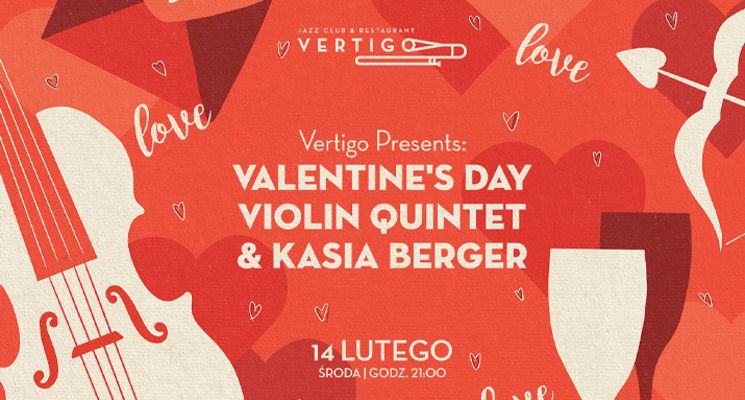 Plakat Valentine's Day - Violin Quintet & Kasia Berger