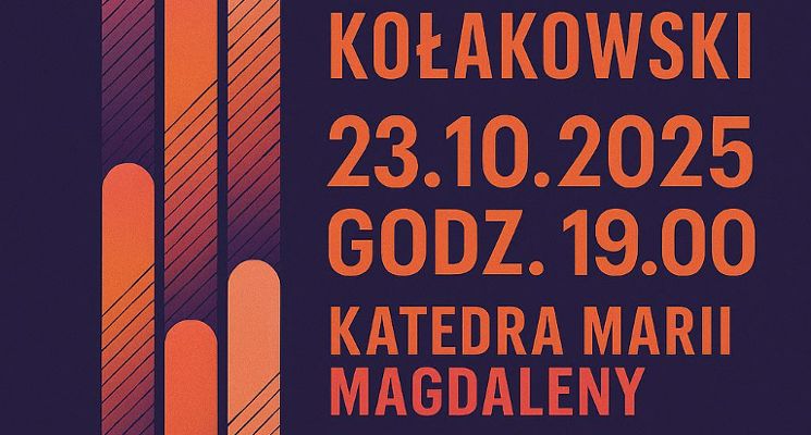 Plakat Koncert organowy