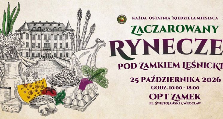 Plakat Zaczarowany Ryneczek pod Zamkiem Leśnickim