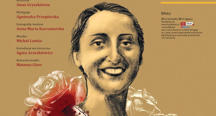 Plakat Ginczanka. Przepis na prostotę życia [SPEKTAKL]
