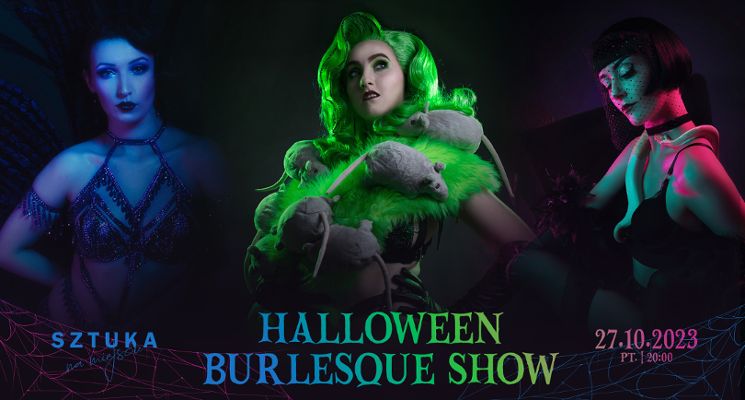Plakat Halloween Burlesque Show