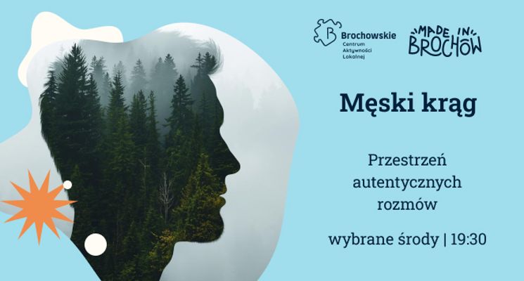 Plakat Męski krąg - przestrzeń autentycznych rozmów