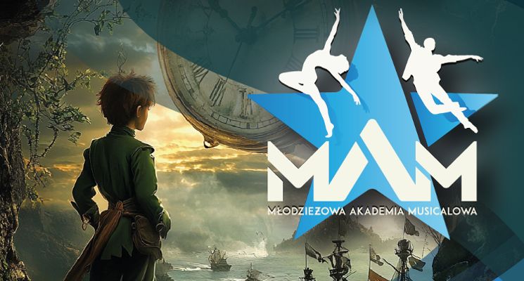 Plakat „Piotruś Pan” w ramach IV Festiwalu Młodzieżowej Akademii Musicalowej
