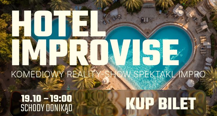 Plakat Hotel Improvise — Reality Show Impro [18+]