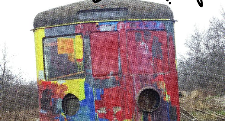 Plakat 5 urodziny Galerii Magiel grupowa wystawa "Family & Friends"