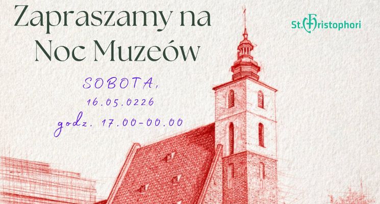 Plakat Noc Muzeów 2026 - Kościół ewangelicki św. Krzysztofa