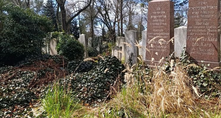 Plakat Poznaj Wrocław - Stary Cmentarz Żydowski - opowieść o dawnych mieszkańcach