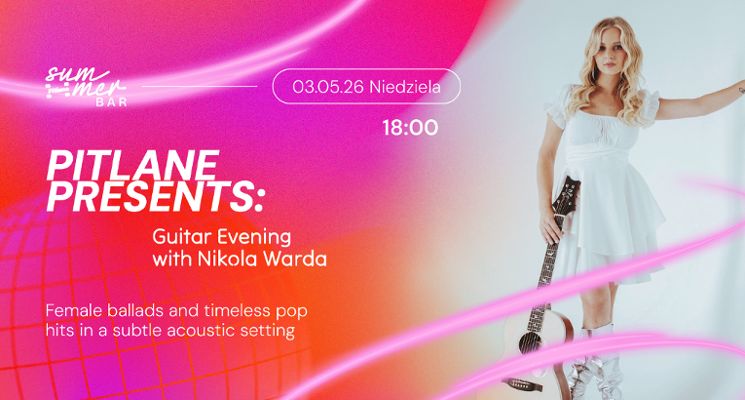 Plakat Pitlane Presents: Guitar Evening with Nikola Warda