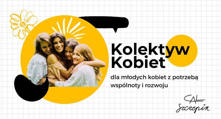 Plakat Kolektyw Kobiet - spotkania społeczności młodych kobiet