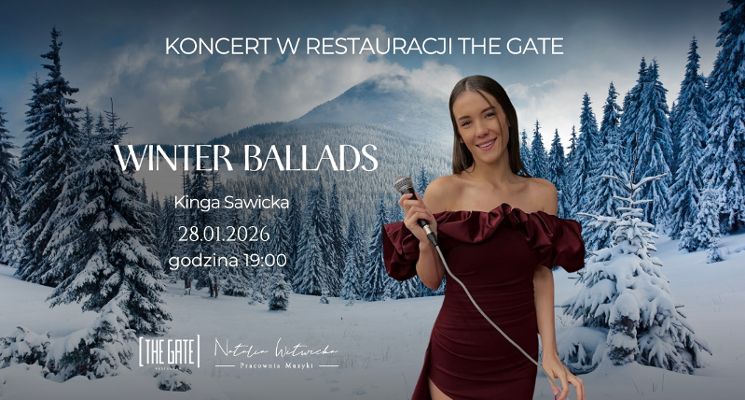 Plakat Winter Ballads - koncert w restauracji The Gate