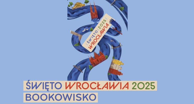 Plakat Bookowisko – wyprzedaż domowej literatury [Święto Wrocławia 2025]