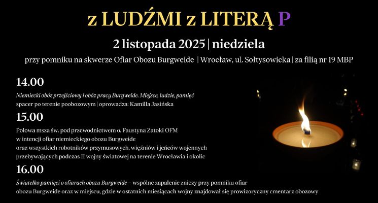 Plakat Sołtysowickie Zaduszki z Ludźmi z Literą P