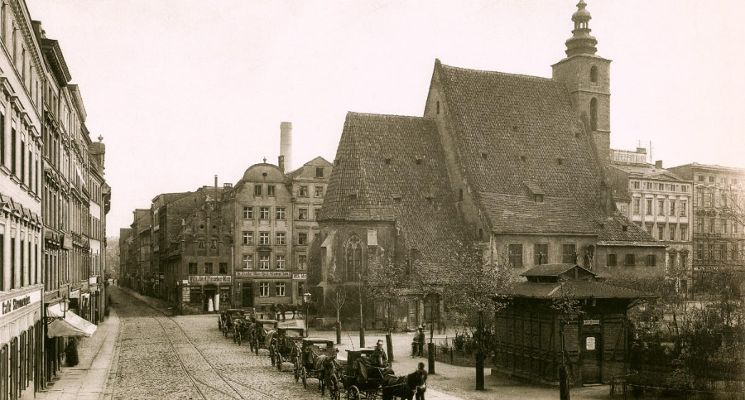 Plakat Poznaj Wrocław – dawne zaułki i kościół św. Krzysztofa [spacer z przewodnikiem]