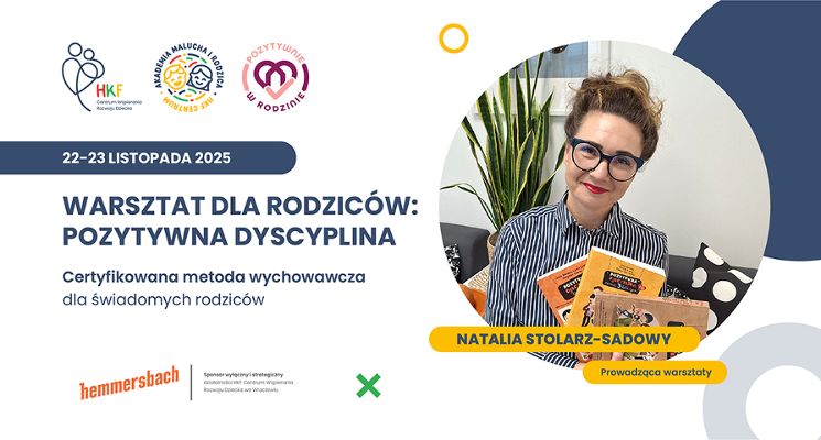 Plakat Pozytywna dyscyplina – certyfikowana metoda wychowawcza