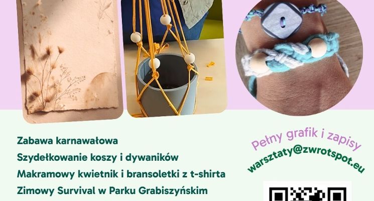 Plakat Ferio-warsztaty w zWROt spot