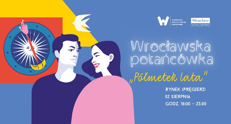Plakat Wrocławska potańcówka w Rynku – półmetek lata