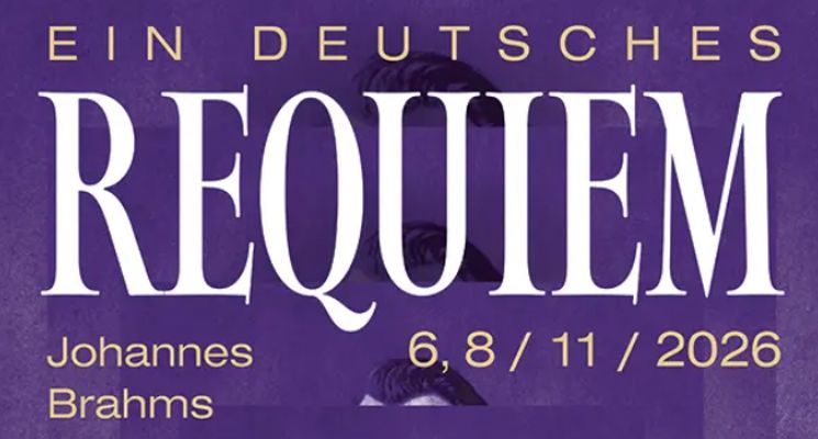 Plakat Koncert J. Brahms - Ein Deutsches Requiem