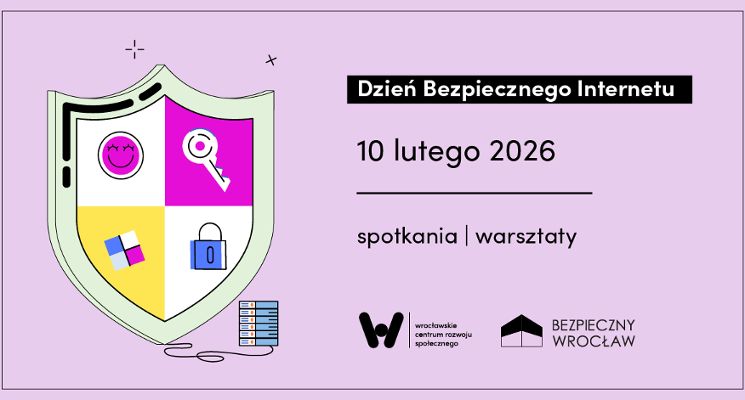 Plakat Dzień Bezpiecznego Internetu Wrocław 2026