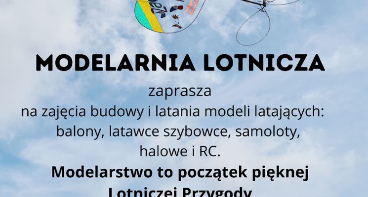 Plakat Modelarnia dla dzieci w Odra Centrum