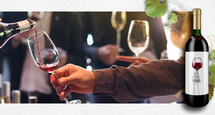 Plakat Majątek Drzewce – polskie wina z Krainy Lessowych Wąwozów