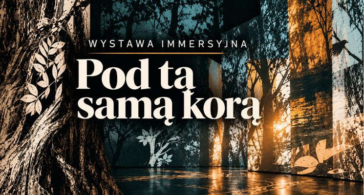 Plakat Pod tą samą korą – opowieści zapisane w drzewach [wystawa immersyjna]