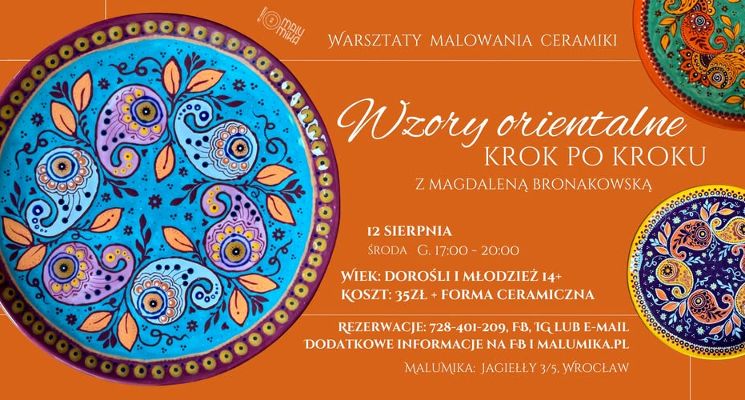 Plakat ORIENTALNE WZORY - krok po kroku