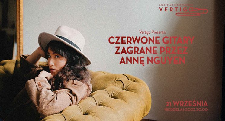 Plakat Czerwone Gitary zagrane przez Annę Nguyen