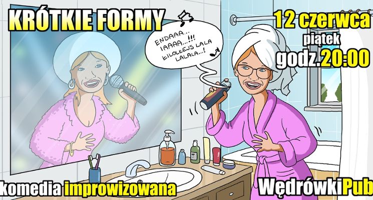 Plakat Krótkie formy [komedia improwizowana]