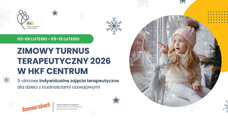Plakat Zimowy turnus terapeutyczny