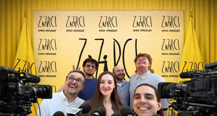 Plakat ZaPytani – komedia inspirowana Waszymi pytaniami (impro)