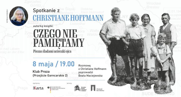 Plakat Spotkanie z Christiane Hoffmann