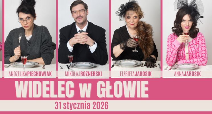 Plakat Widelec w głowie [spektakl]