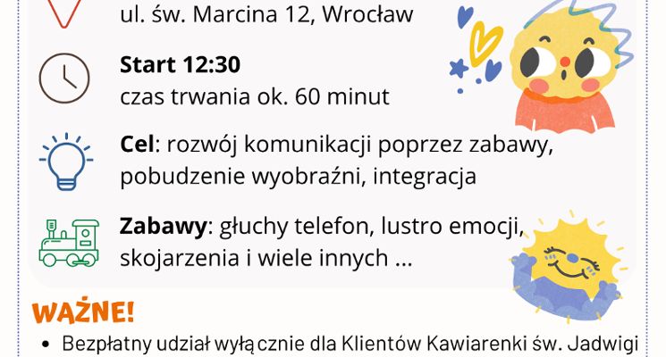 Plakat Dzień Odkrywców Emocji – zajęcia dla dzieci
